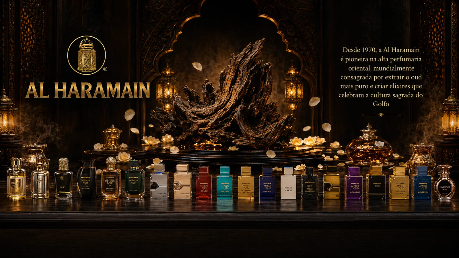 Al Haramain — perfumaria árabe de luxo